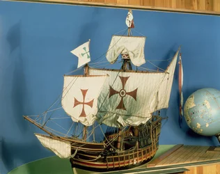 Modelo a escala 1:20 del Santa María