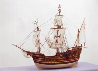 Modelo a escala 1:20 del Santa María