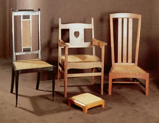 Sillas de Arts and Crafts, c.1896-1925