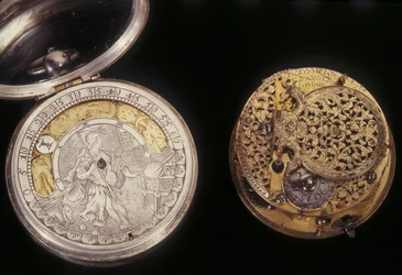Dos relojes de bolsillo, c.1660 y c.1705