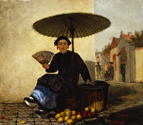Vendedor de frutas, 1862