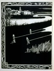 Enak antes de Gomorra, del libro Judá ilustrado por Ephraim Moses Lilien
