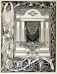 página de "Judah". colección de baladas del poeta no judío Börries von Münchhausen 1900