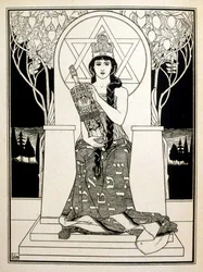 página de "Judah". colección de baladas del poeta no judío Börries von Münchhausen 1900