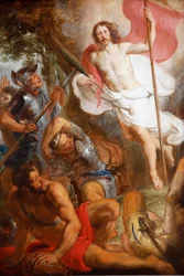La resurrección de Cristo por Erasme II Quellin