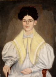 Retrato de mujer con chal