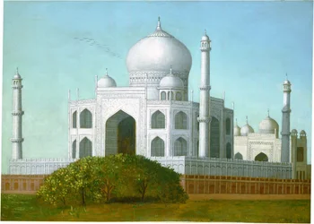 El Taj Mahal, c.1860-1880 (óleo sobre lienzo)