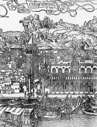 Venecia, xilografía de Erhard Reuwich (1455-1490), Italia