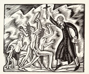 El atentado, de Los viajes y sufrimientos del padre Jean de Brebeuf