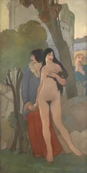 Las Hijas de la Belleza (Óleos sobre tres lienzos)