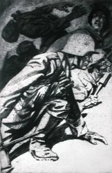 La tormenta, ilustración de un folio de grabados publicado en Leipzig