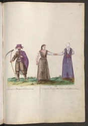 Hombre y mujer búlgaros