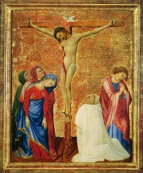 Calvario con un monje cartujo ...