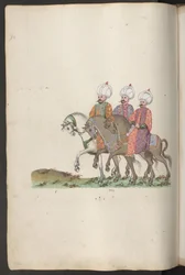 Cortesanos a caballo