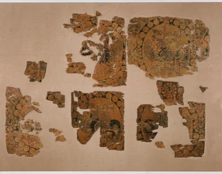 Fragmento de cenefa textil para mangas de caballero o cuello de casaca ...