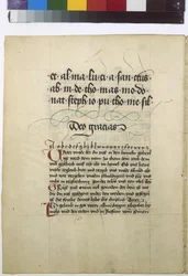Página de texto completo con lombardas rojas