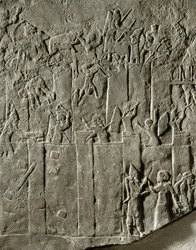 Campaña del rey Ashurbanipal contra Elam Conquista de la ciudad elamita de Din-Sharri ...