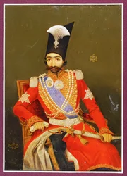 Nasser-al-Din Shah, rey Qajar de Persia ...