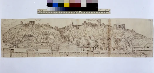 Dibujos a pluma de Anton Wyngaerdi y Georg Hoefnagel