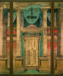 Decoración escénica, puerta