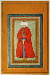 Sultán Mehmet I. Celebi ;Retrato póstumo, segunda mitad ...