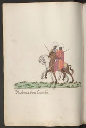 El serrallo de la sultana, eunucos negros a caballo ...