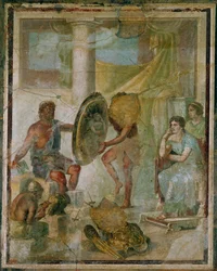 Tetis en la fragua de Hefistos