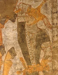 Guerrero herido (fresco)