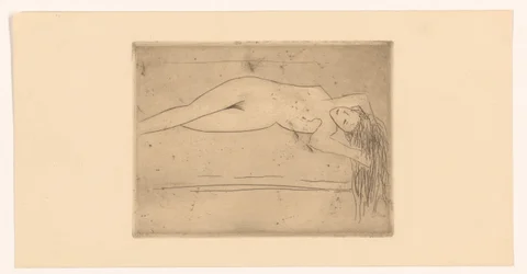 Mujer desnuda recostada