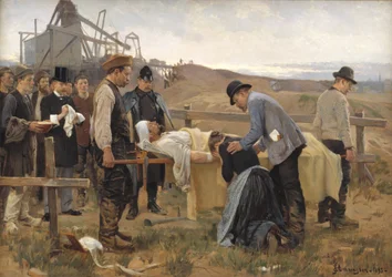 Un trabajador herido