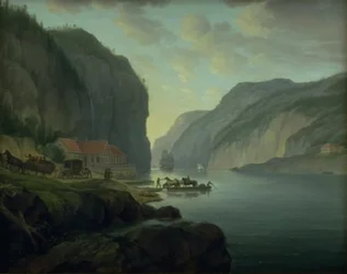 Svinesund cerca de Frederikshald en Noruega