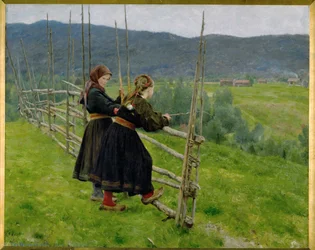 En la llanura. 1883 (pintura sobre lienzo)