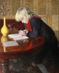 Werner leyendo