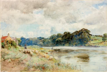 En el Coquet, hacia 1902 (Acuarela)