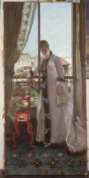 Mujer en una Ventana Abierta, 1875