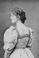 Mary Anderson, actriz estadounidense, 1887