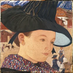 Pequeña saviésera con sombrero