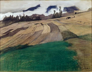 Paisaje cerca de Savièse
