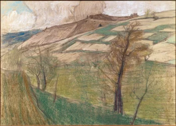 Paisaje en los alrededores de Savièse