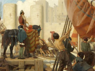 Robert, Conde de Gloucester, construyendo el Gran Torreón del Castillo de Bristol en 1116