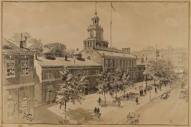 Filadelfia, Independence Hall, Chestnut Street