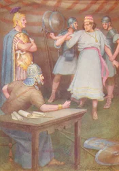 Jugurtha vino a la tienda de su suegro desarmado, c. 1912