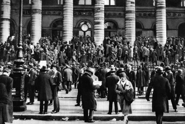 Negociando fuera de la Bolsa de Valores, París, 1931