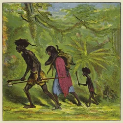 Familia Ashanti de paseo