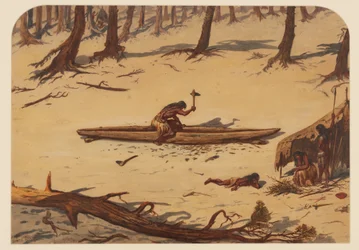 Campamento prehistórico, 1871