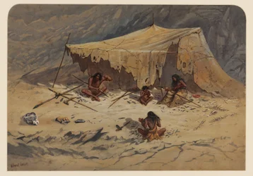 Campamento prehistórico, 1871