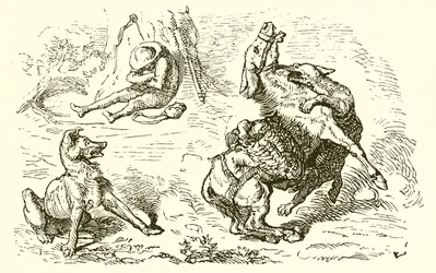 El asno, el perro y el lobo