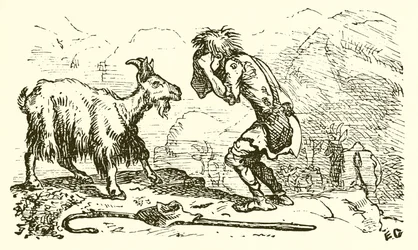 El cabrero y la cabra