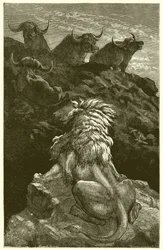 El León y los Cuatro Toros