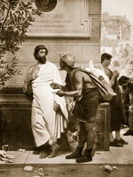 Arístides y el campesino, ilustración de 